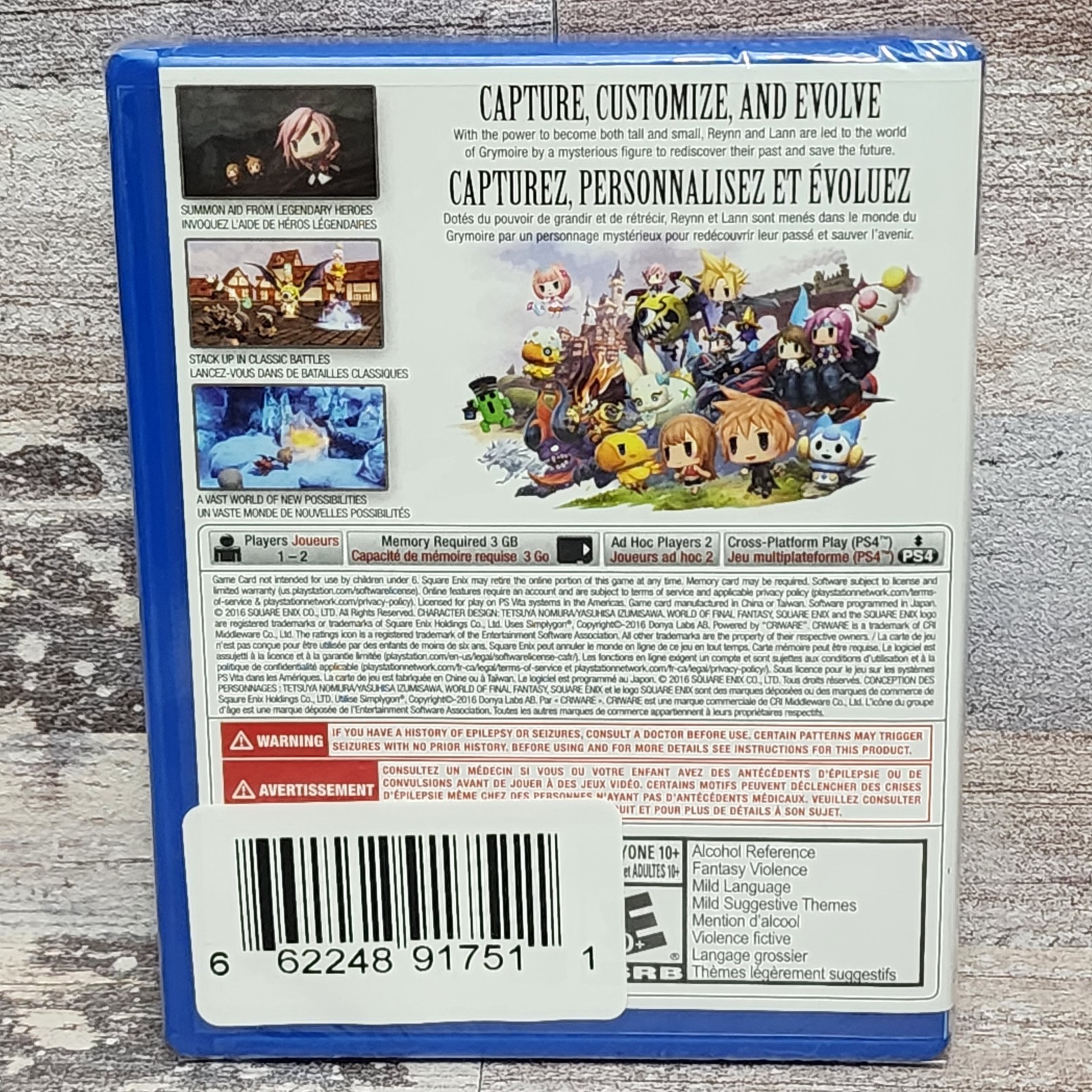 World of Final Fantasy (Sony PlayStation Vita, 2016) PS Vita