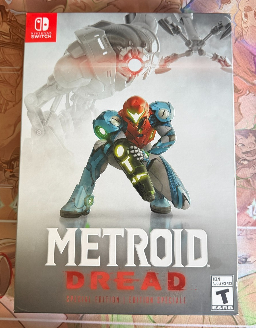 Metroid Dread Special Ed + Posters + 5 Amiibo + Prime Remastered Switch Bundle