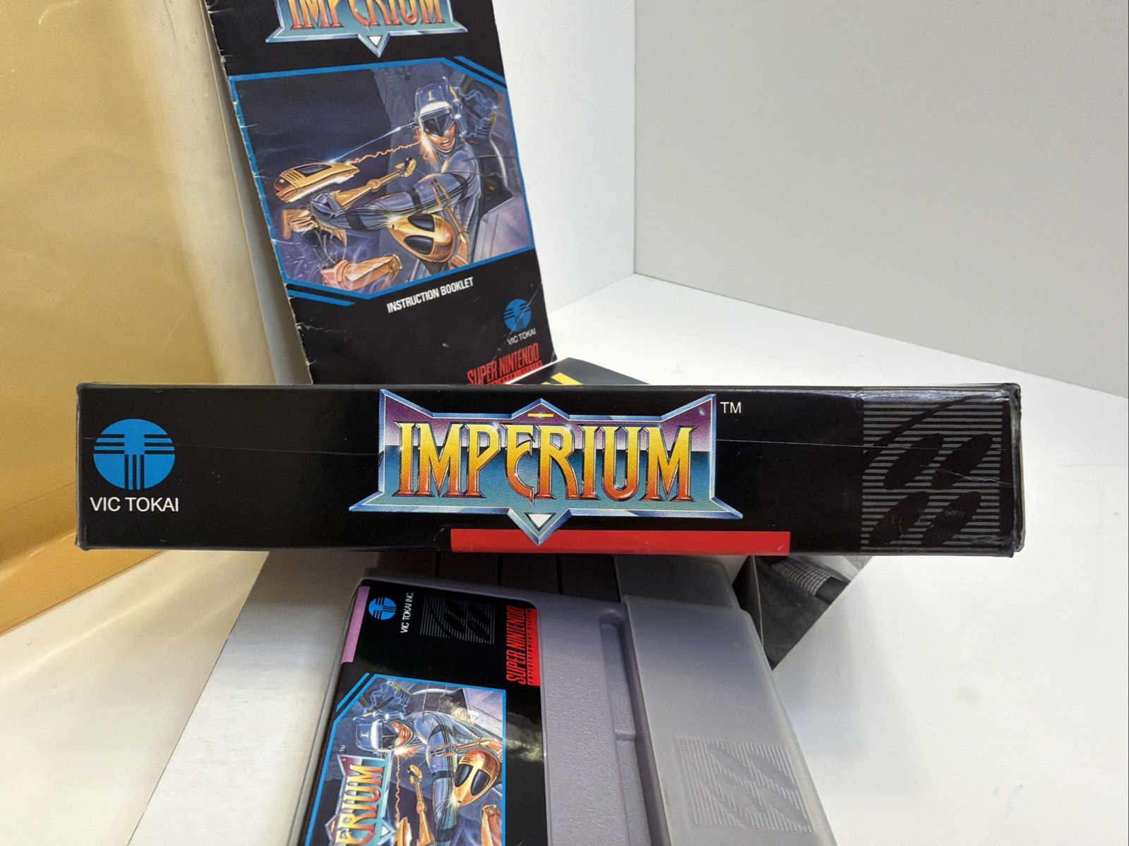 Imperium SNES Super Nintendo Game CIB Complete VGC Protective Case