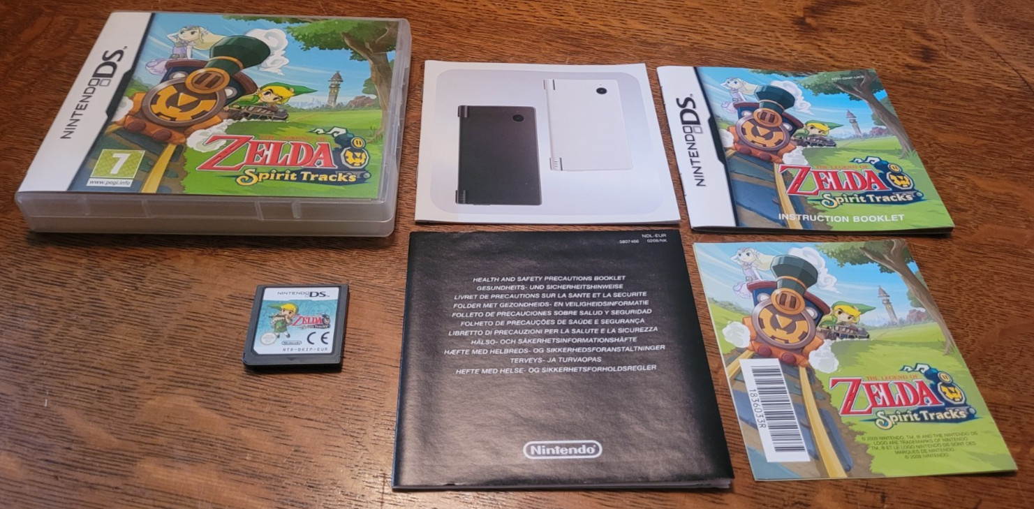 THE LEGEND OF ZELDA SPIRIT TRACKS (Nintendo DS 2DS 3DS) COMPLETE TESTED RARE CIB