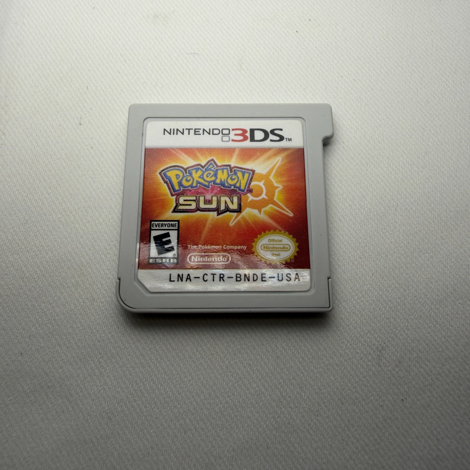 Nintendo 3DS Pokemon Sun Cartridge Only Rated E Everyone Tested Working EUC