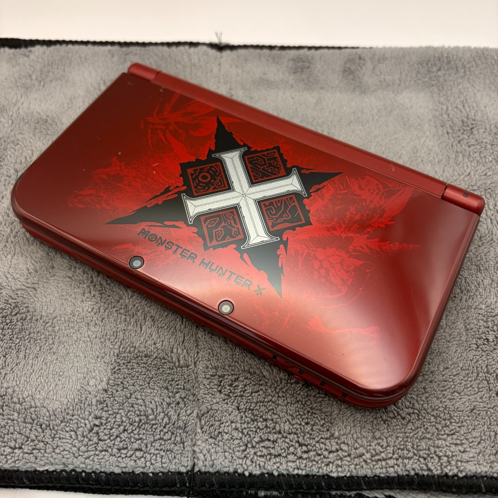【Excellent】New Nintendo 3DS LL XL Limited Editions Monster Hunter Cross IPS