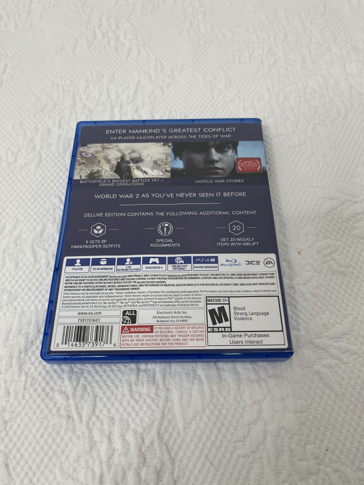 Battlefield V – Deluxe Edition – Sony PlayStation 4