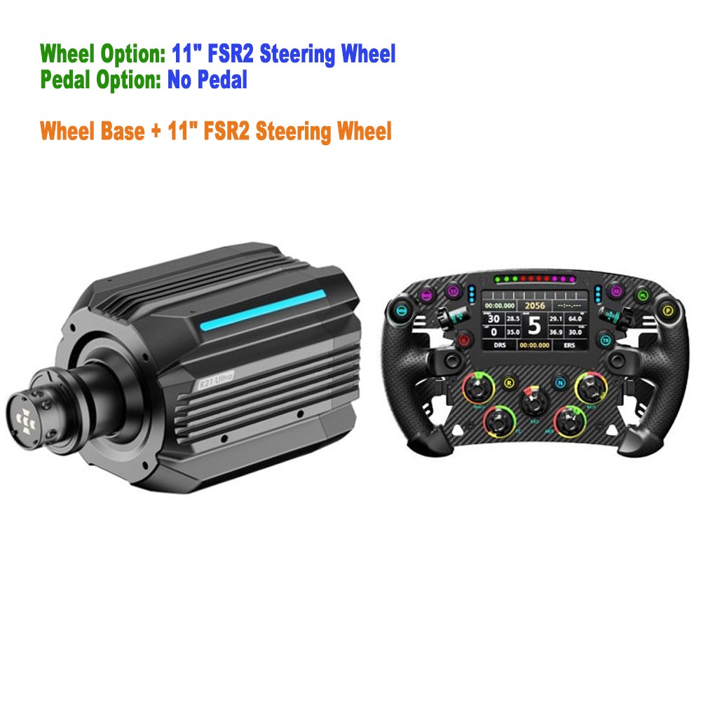MOZA R21 21Nm Direct Drive Wheel Base Force Feedback Racing Kit Wheel & Pedal