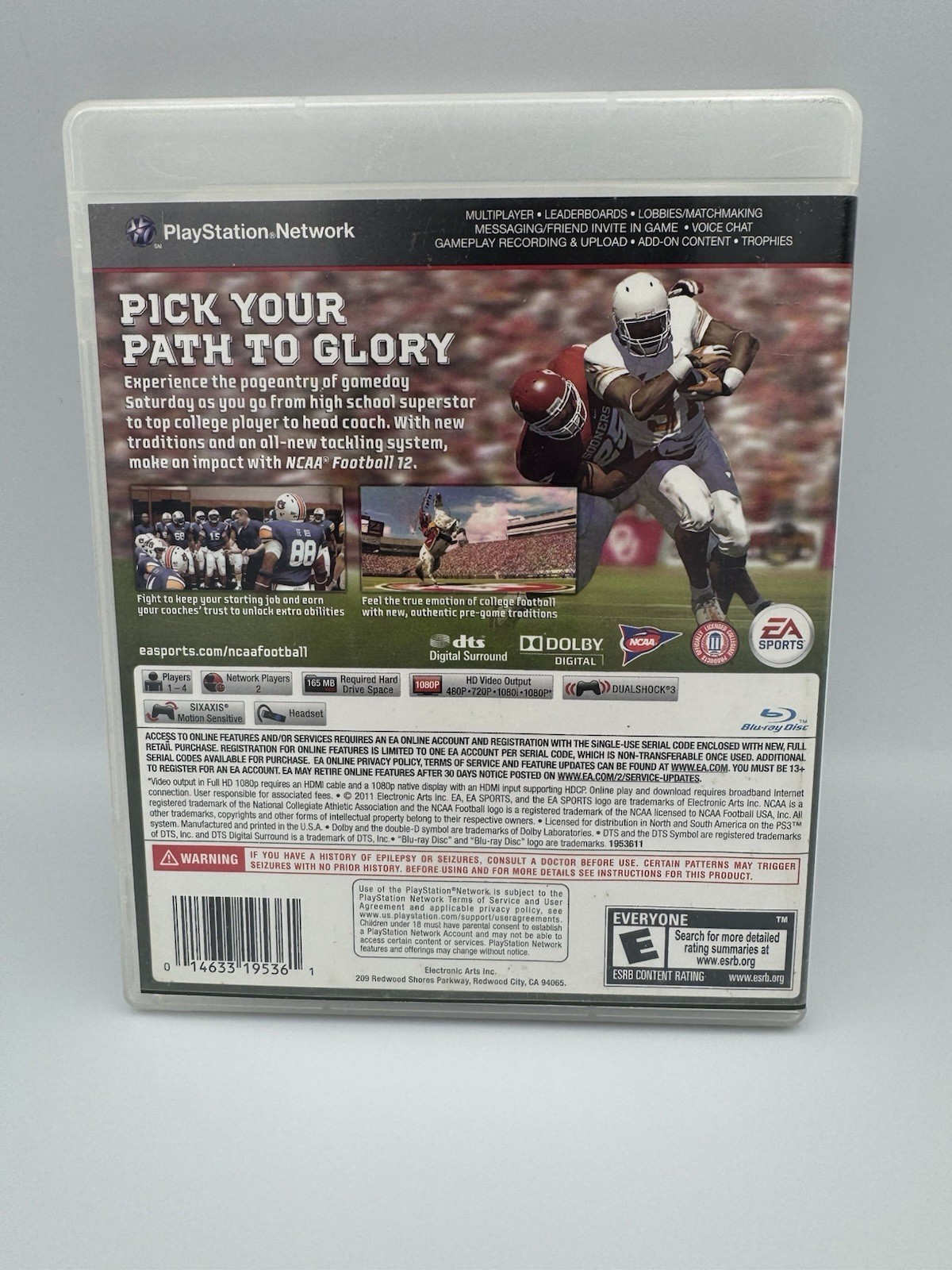 NCAA Football 13 (Sony PlayStation 3 2012) PS3 Complete Game – Tested