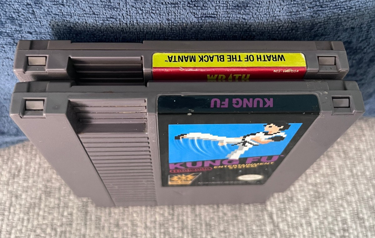 Kung Fu & Wrath of the Black Manta (Nintendo Entertainment System) Nes Games Lot