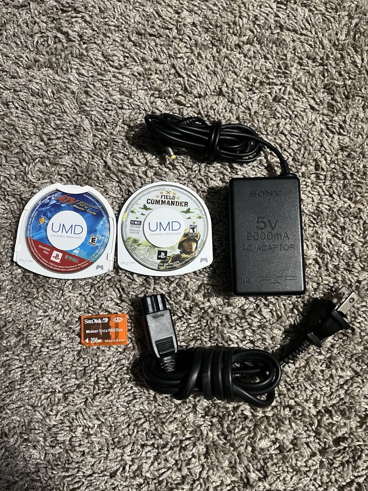 PSP 1001 Tested With Box, Charger, and Games