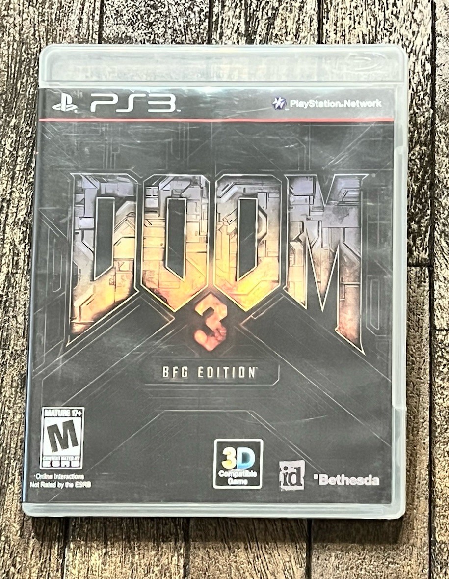 Doom 3 BFG Edition (Sony PlayStation 3, PS3) Complete CIB – Tested