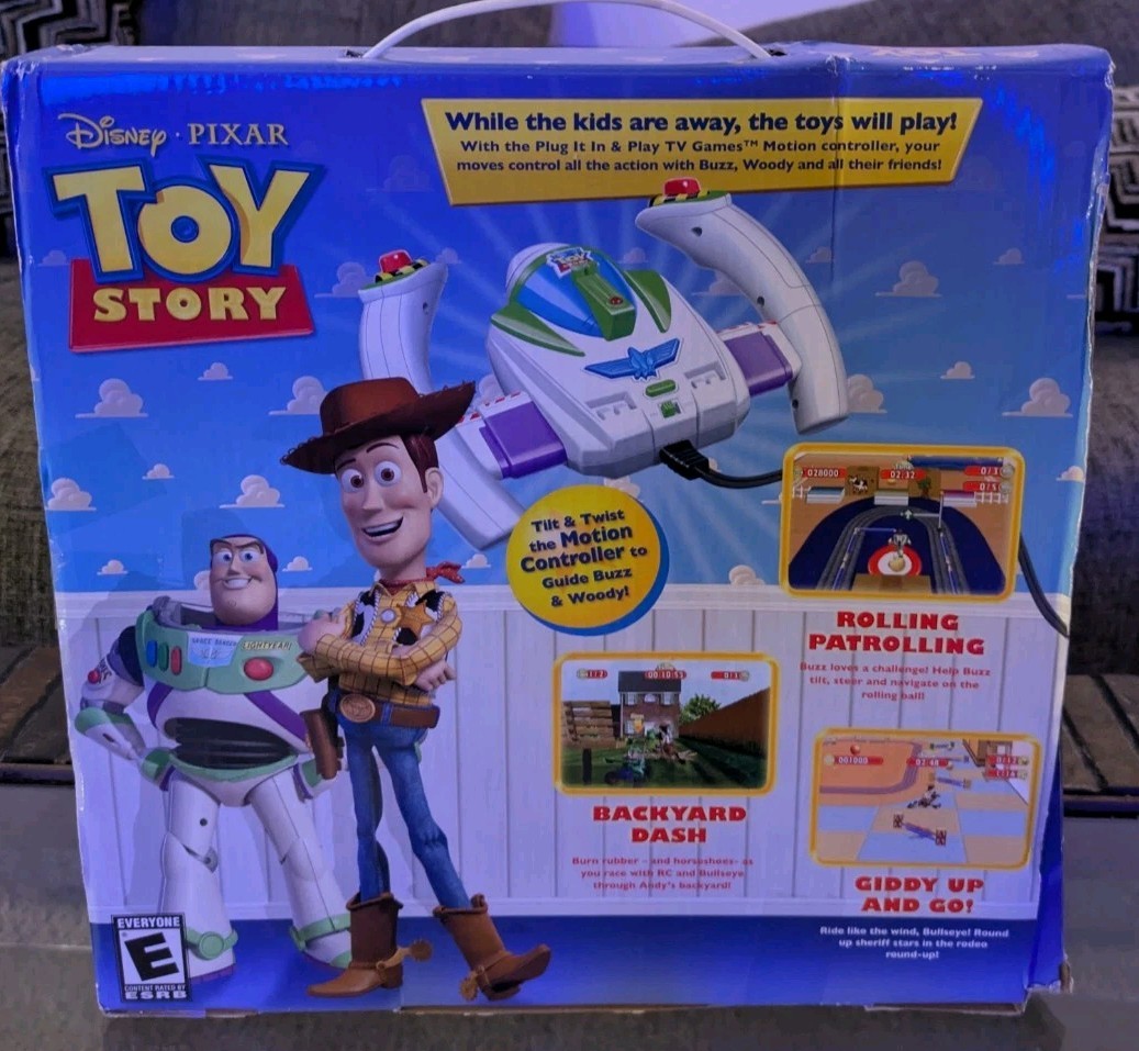 TOY STORY COMPLETE IN BOX Motion Video Game 2010 JAKKS PACIFIC ADVENTURE