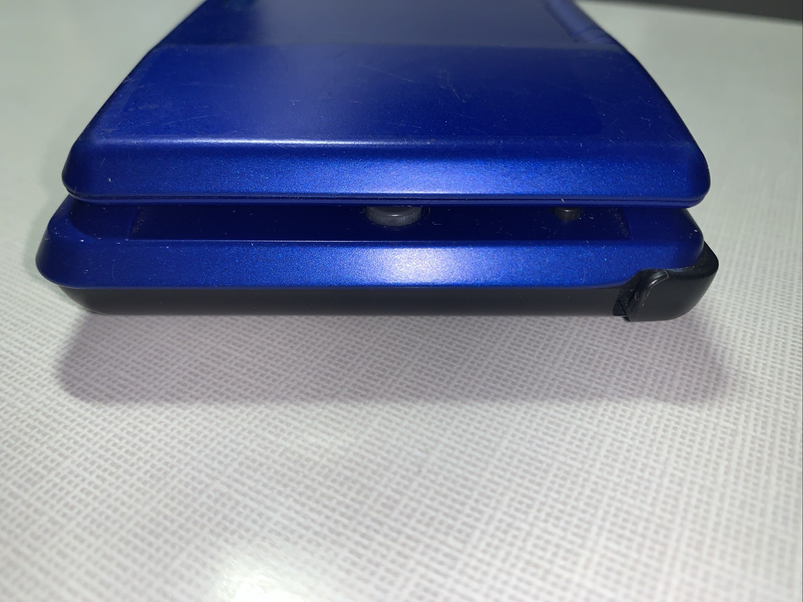 Original Nintendo DS Console Electric Blue Fat NTR-001 Tested Working No Charger