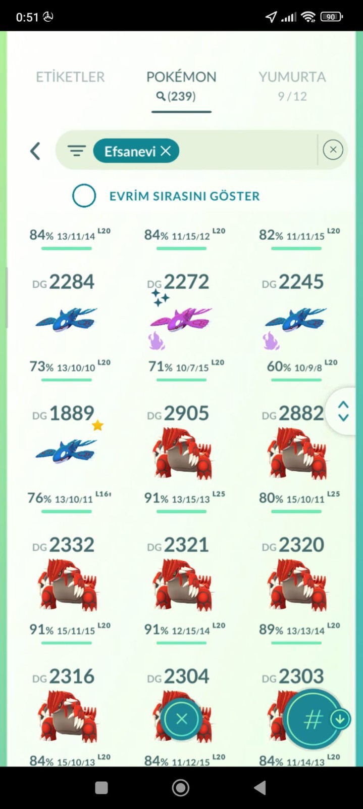 Pokémon Go level 72 lvl – 2018