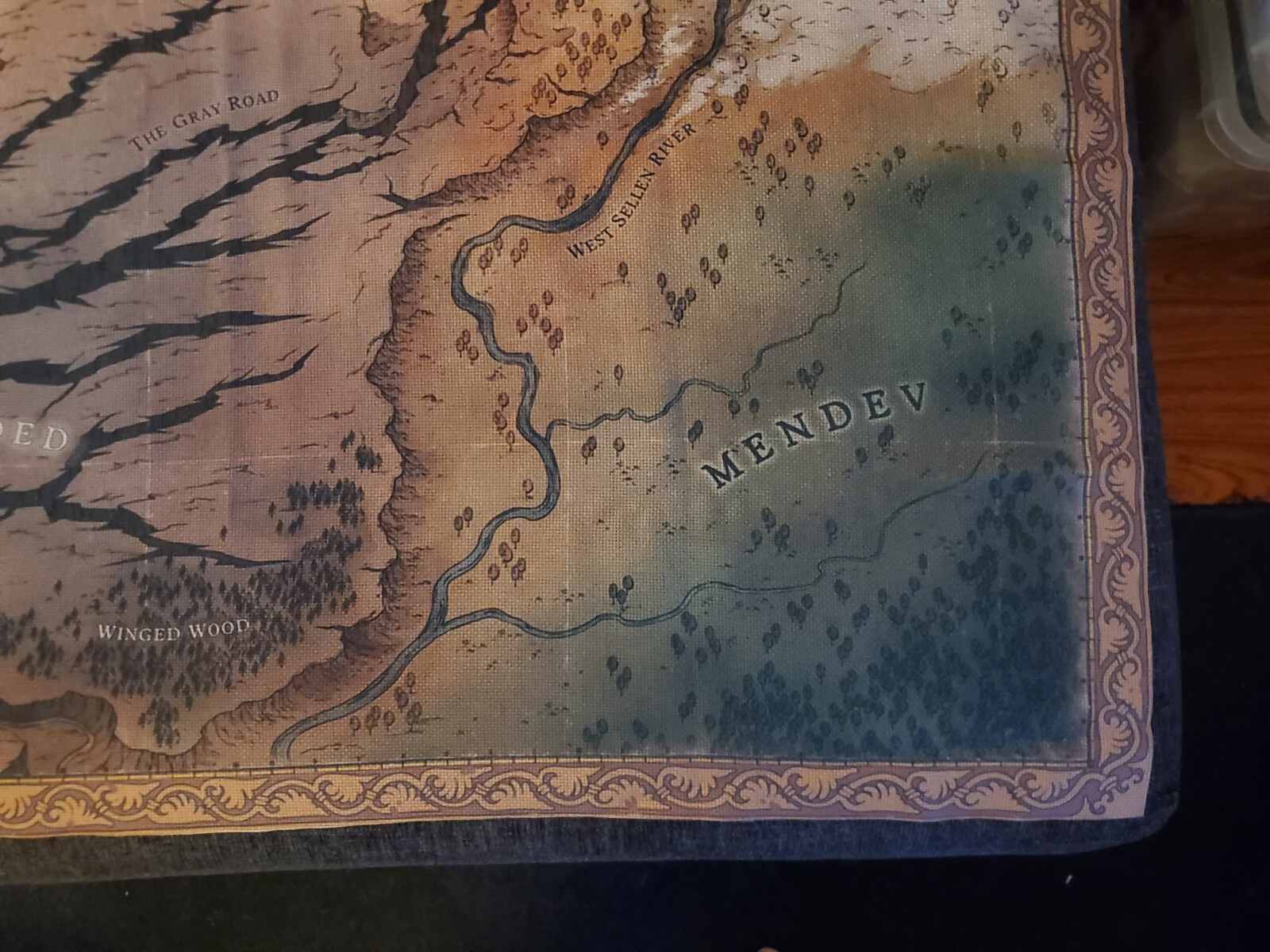 Pathfinder: Wrath of the Righteous Cloth Map of the Worldwound