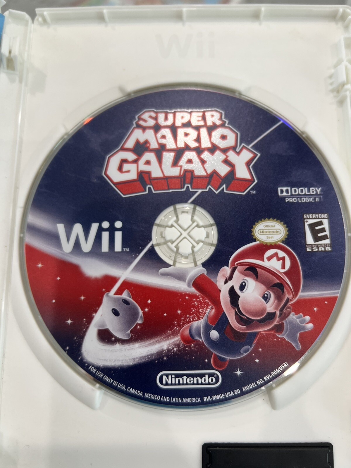 Super Mario Galaxy (Nintendo Wii, 2007) W/manual And Inserts Very Nice