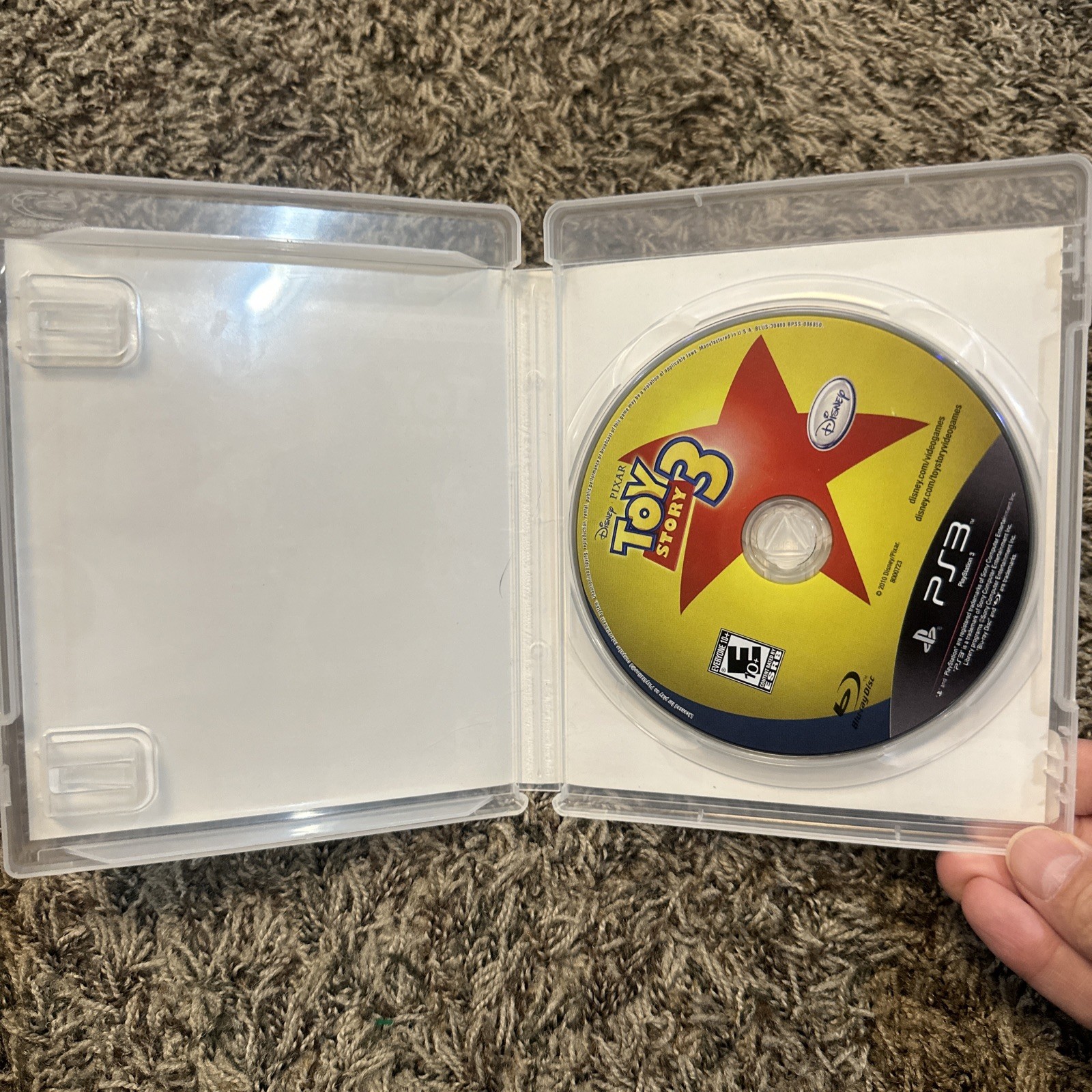 Toy Story 3 (Sony PlayStation 3, 2010) PS3 No Manual