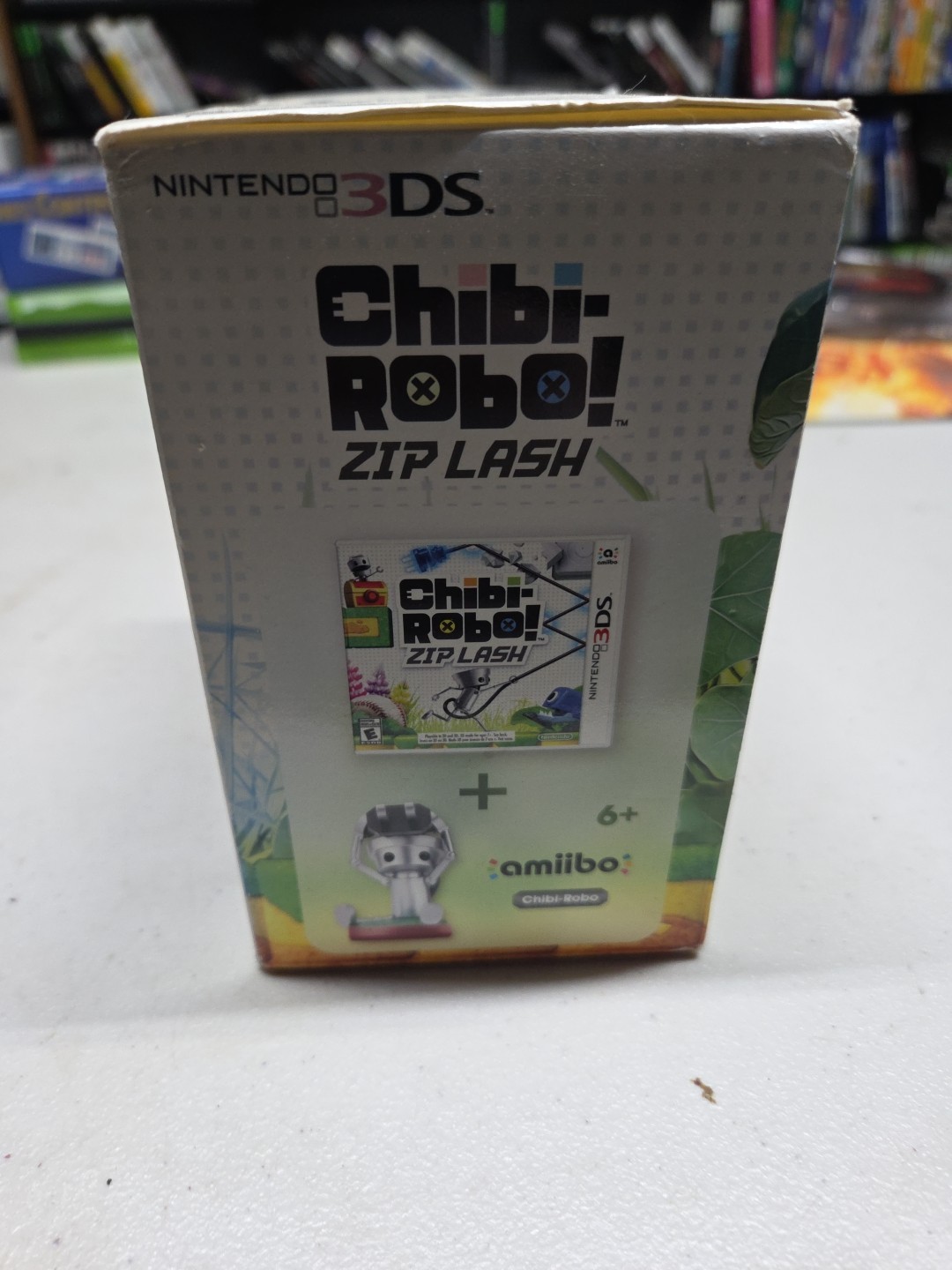 Chibi-Robo! Zip Lash + Amiibo Bundle (Nintendo 3DS) Brand New – Factory Sealed