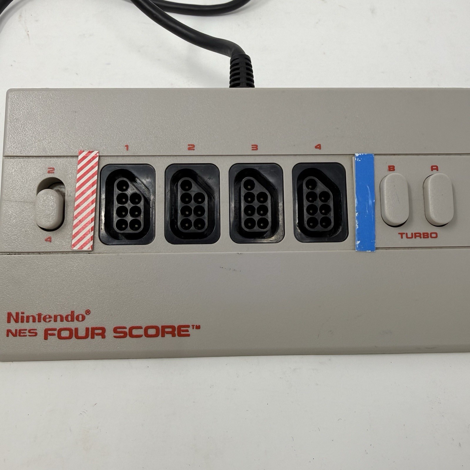 Vtg Four Score Nintendo Controller NES 4 Player Fun Model NES-034 Made In Japan