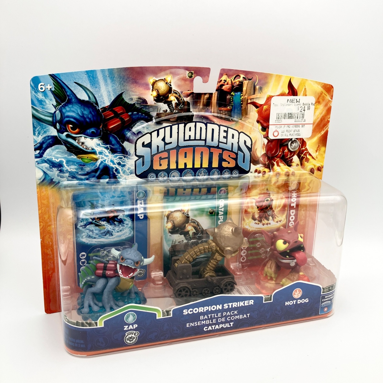 Skylanders Giants Scorpion Striker Battle Pack Zap Hot Dog NEW SEALED