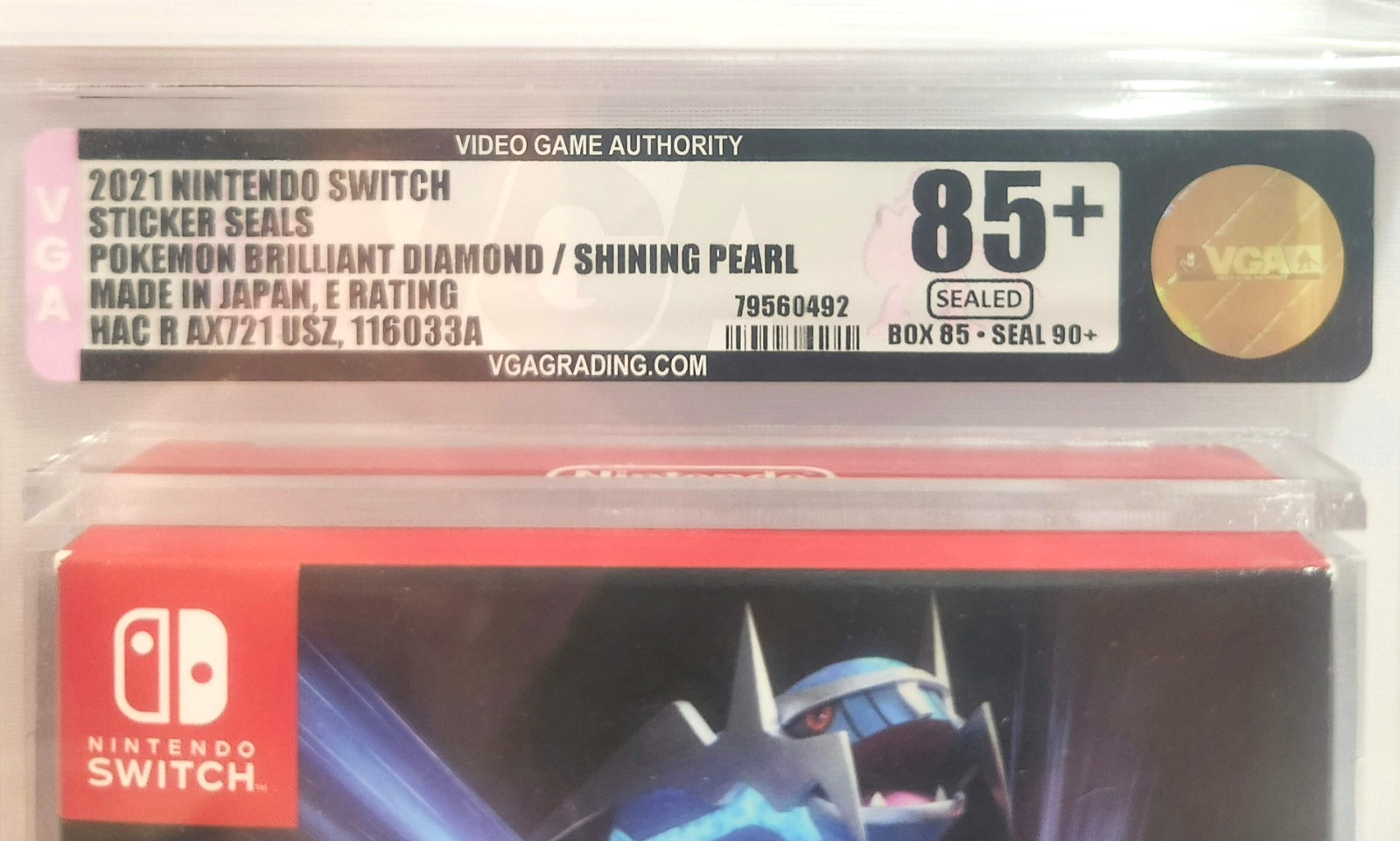 Pokemon Brilliant Diamond Shining Pearl Double Pack Nintendo Switch VGA Gold 85+