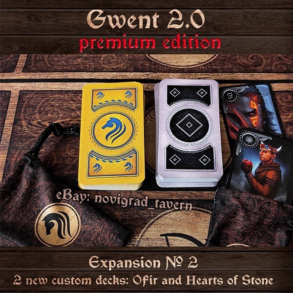 Gwent cards 2.0 – Witcher – 2 custom decks – Ofir and Hearts of Stone