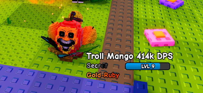 Gold Ruby Troll Mango PVB Plants vs Brainrots
