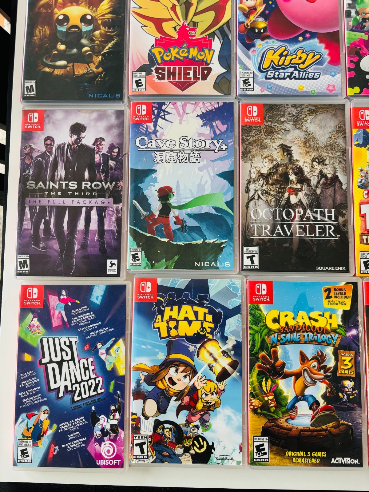 U PICK! Nintendo Switch Games – Pokemon Splatoon Super Mario 3D Kirby Cave Story