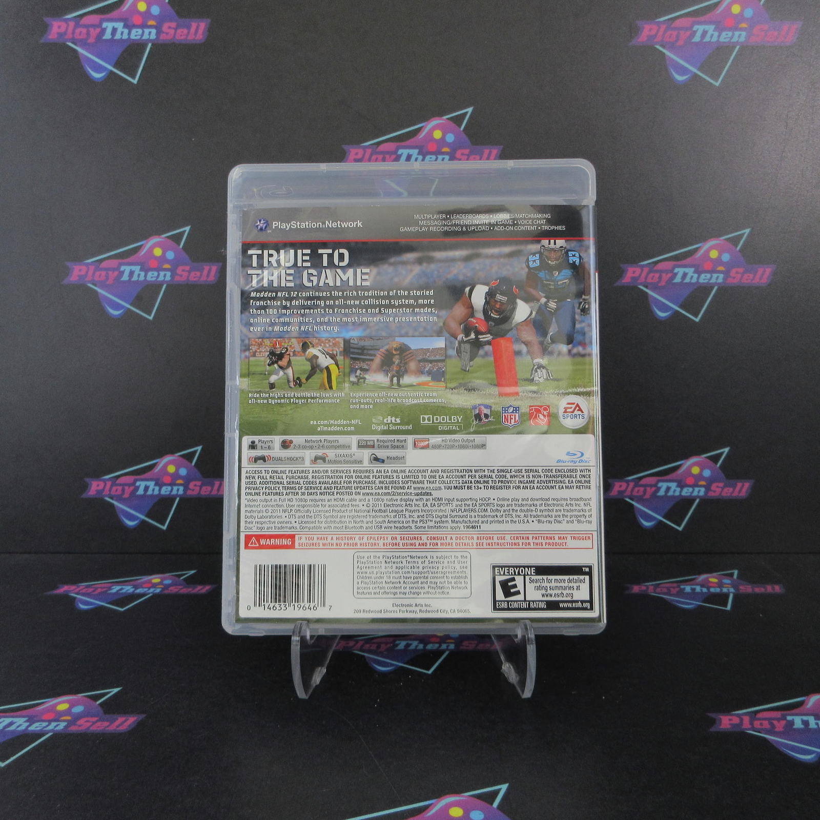 Madden NFL 12 PS3 PlayStation 3 Complete – 1 Year Warranty EX Cond