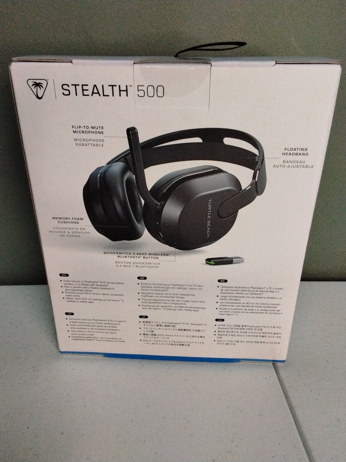 NEW SEALED Turtle Beach Stealth 500 Wireless Gaming Headset For Playstation + PC