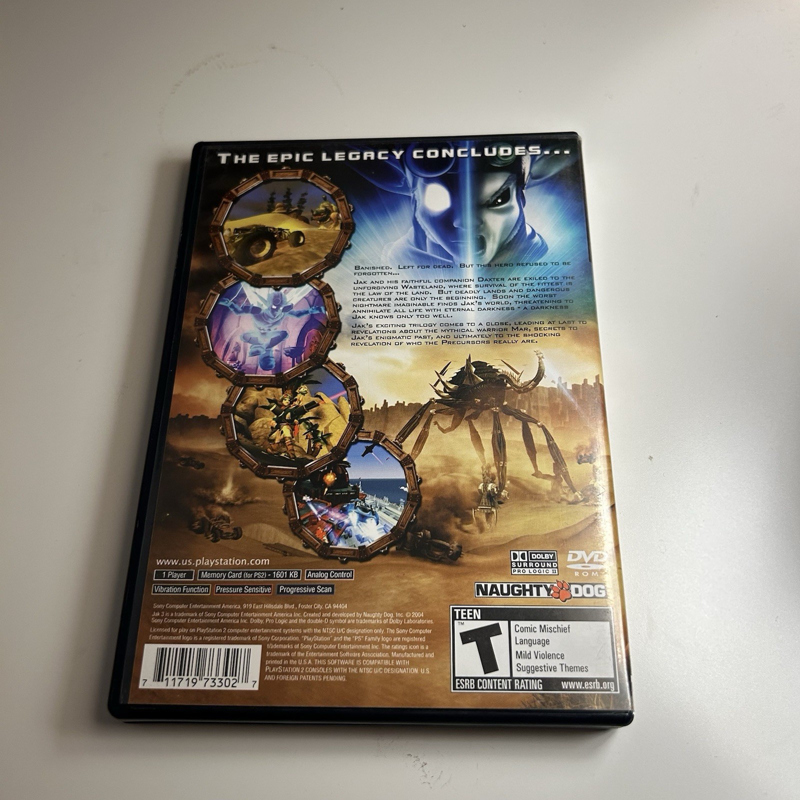 Jak 3 (Sony PlayStation 2 PS2, 2004) Complete w/Manual CIB