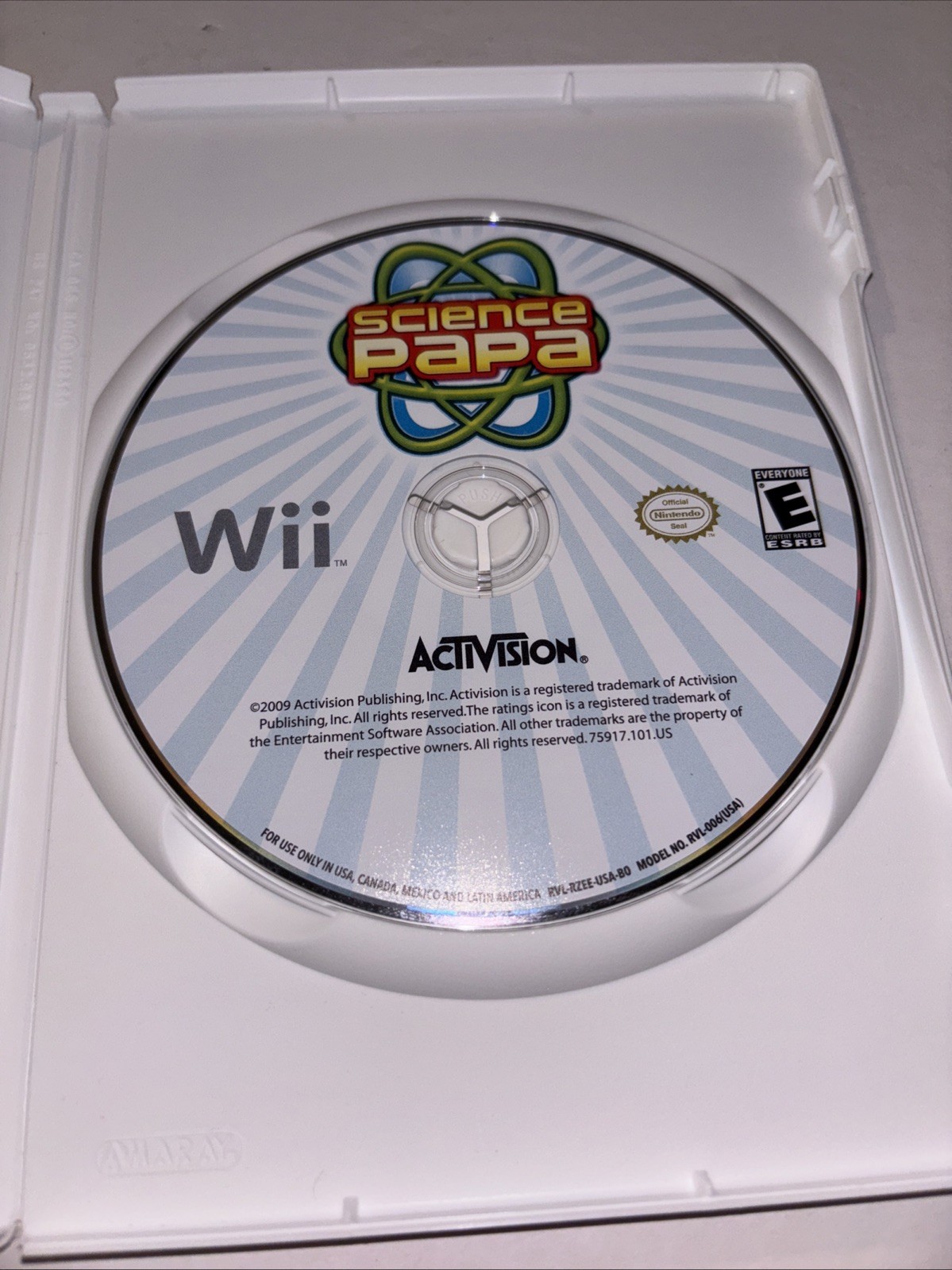Lot 0f 3 Wii Games Smarty Pants Science Papa Super Monkey Ball Banana Blitz