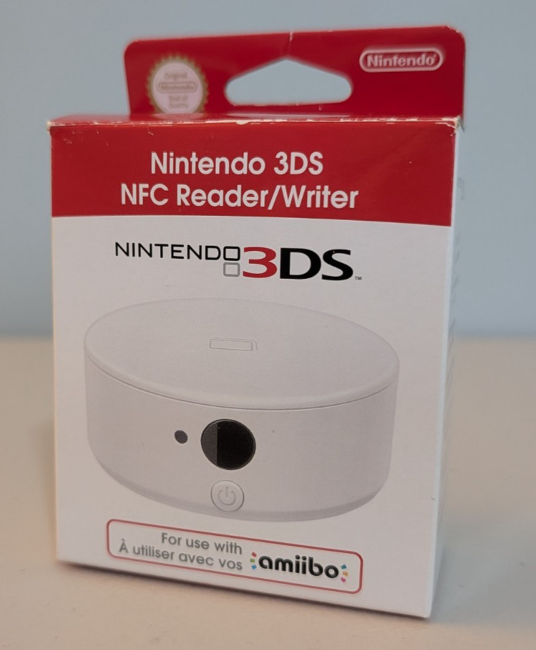 Nintendo 3DS NFC Reader Writer Accessory Amiibo In Box Working Official CTR-012