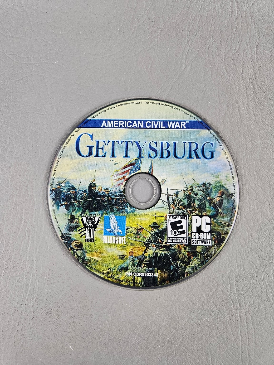 Gettysburg American Civil War PC Video Game Turn-Based Strategy CIB