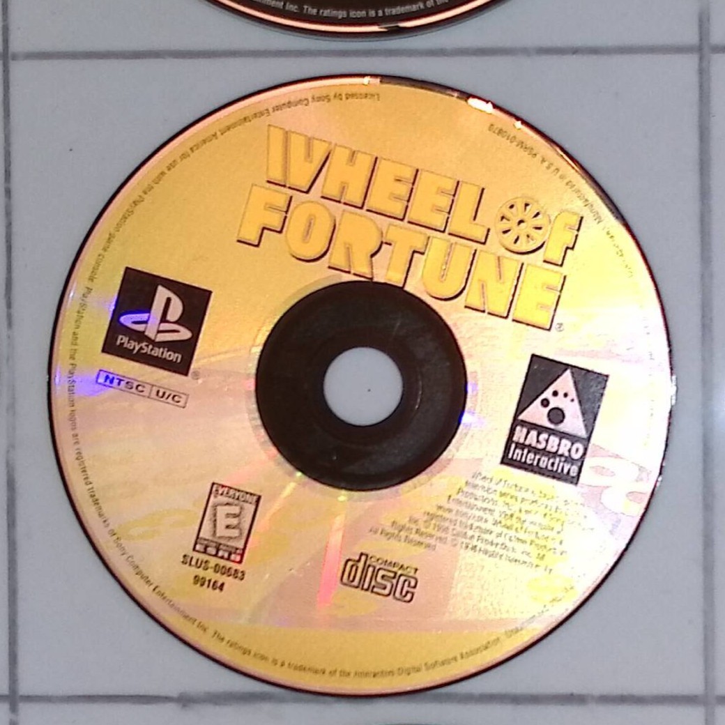 Wheel of Fortune Sony PlayStation 1 Disc only