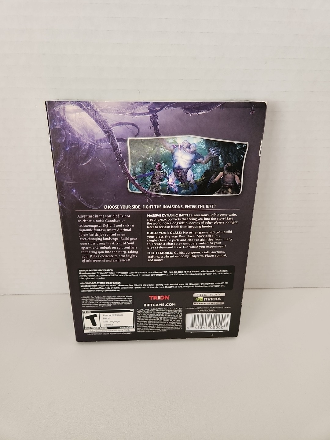 RIFT PC DVD-ROM Game Brand New Factory Sealed