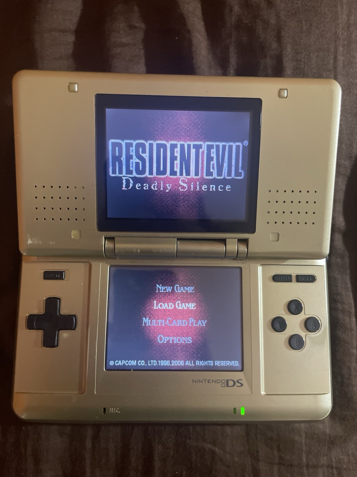 Nintendo DS Gold Phat OG Console NTR-001 Fully Functional Exclusive RARE Genuine