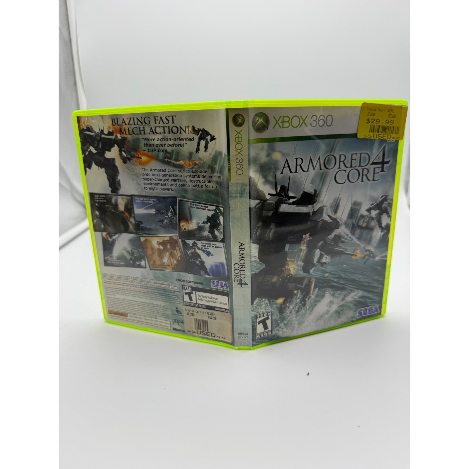 Armored Core 4 Xbox 360 SEGA FromSoftware Mech Action Game CIB