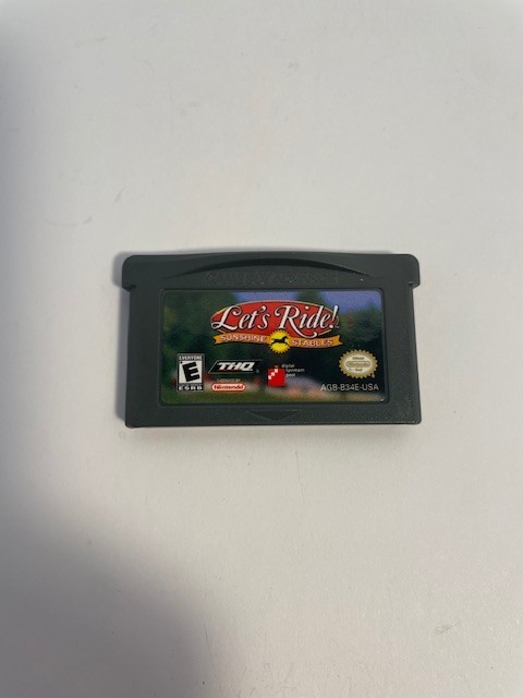 Let’s Ride Sunshine Stables (GameBoy Advance GBA) Tested Cleaned Working
