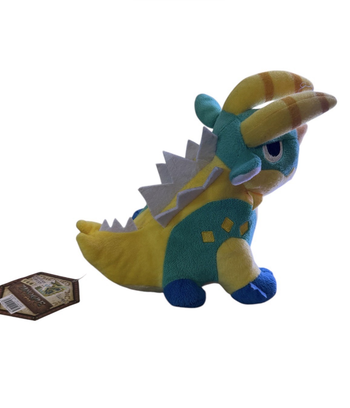 Monster Hunter Nuigurumi Zinogre Jinouga Plush CAPCOM W/Tags Japan 6.5in