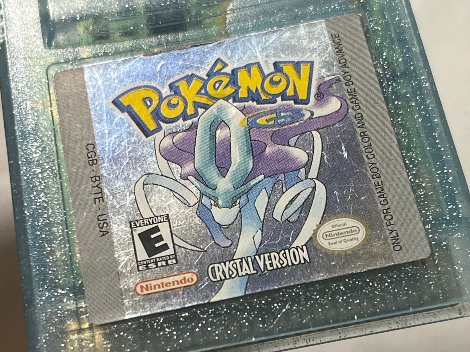 Pokemon Crystal Version (Game Boy Color) GBC Authentic Cartridge New Battery USA