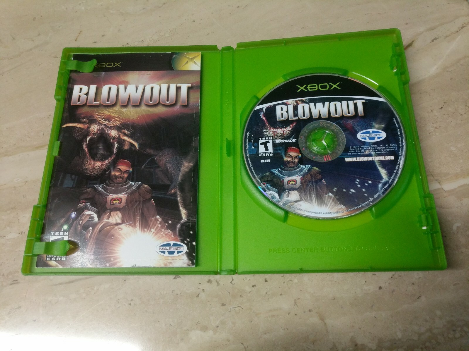 Blowout Microsoft XBOX Majesco