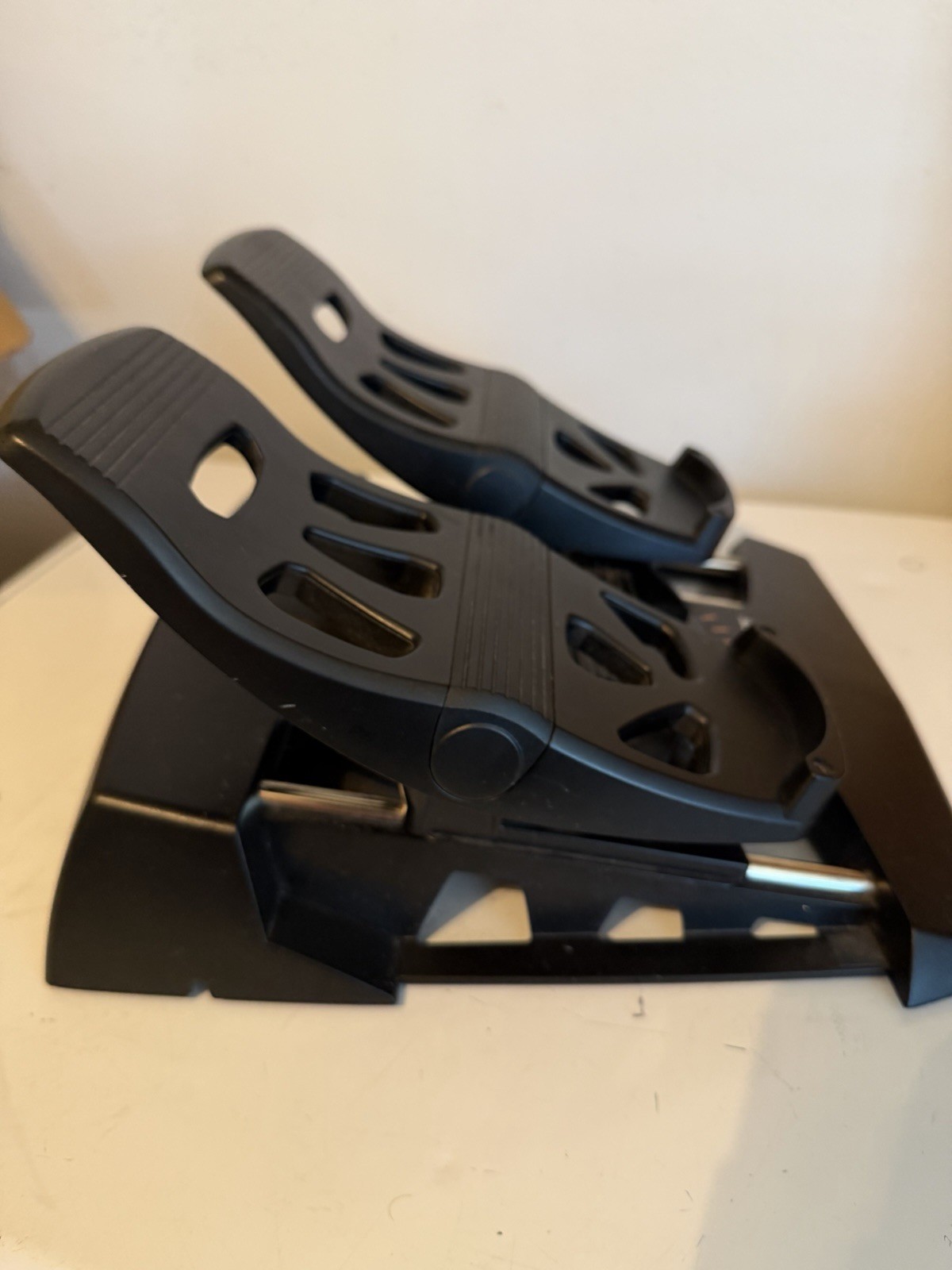 Thrustmaster TFRP Flight Rudder Pedals RJ12 Tested Working No USB Adapter