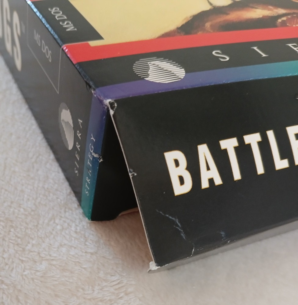 Vintage 1994 Sierra Battle Bugs! PC Big Box 3.5 disk