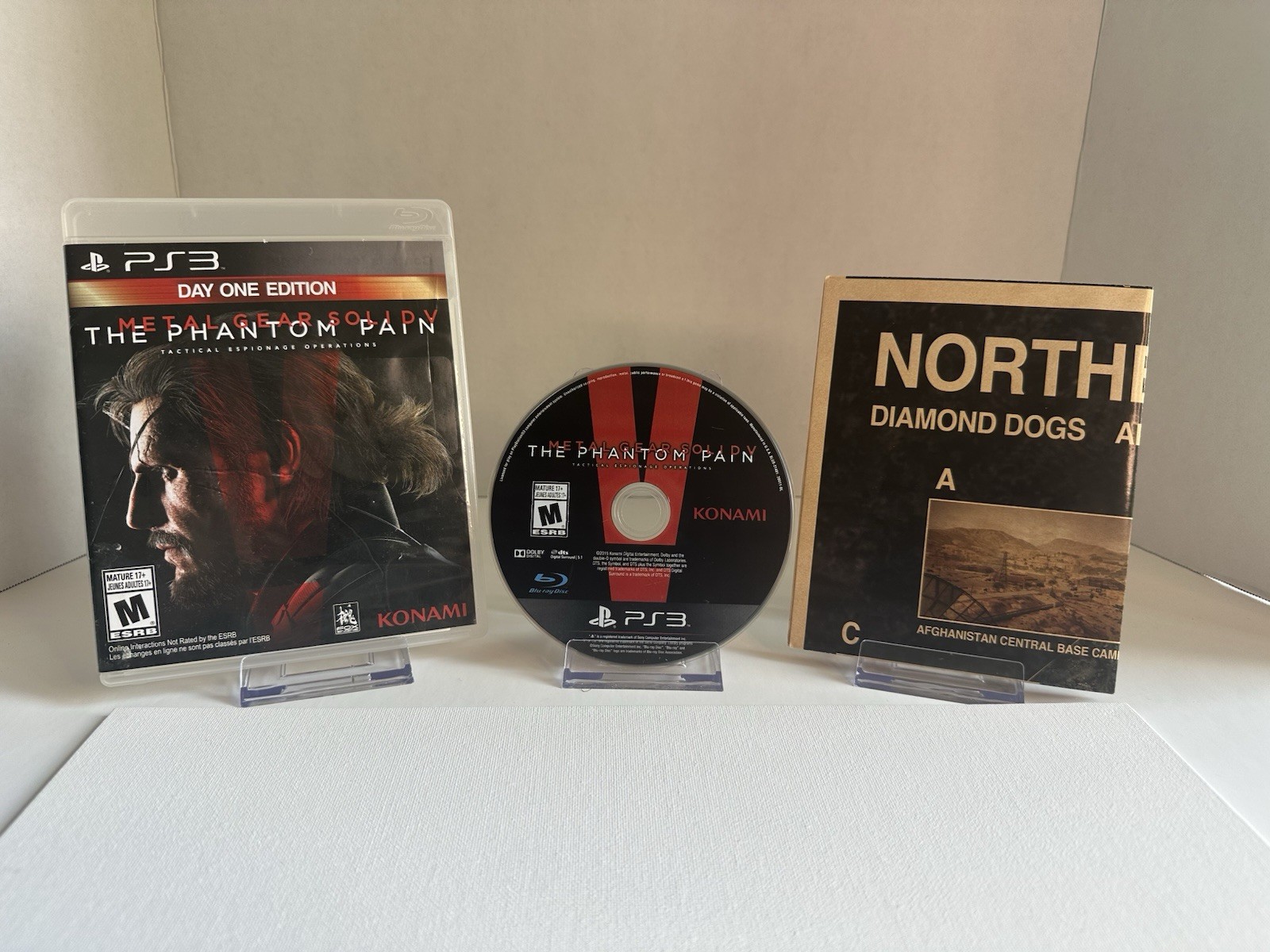 Metal Gear Solid V The Phantom Pain Day One Edition PS3 CIB Tested Working
