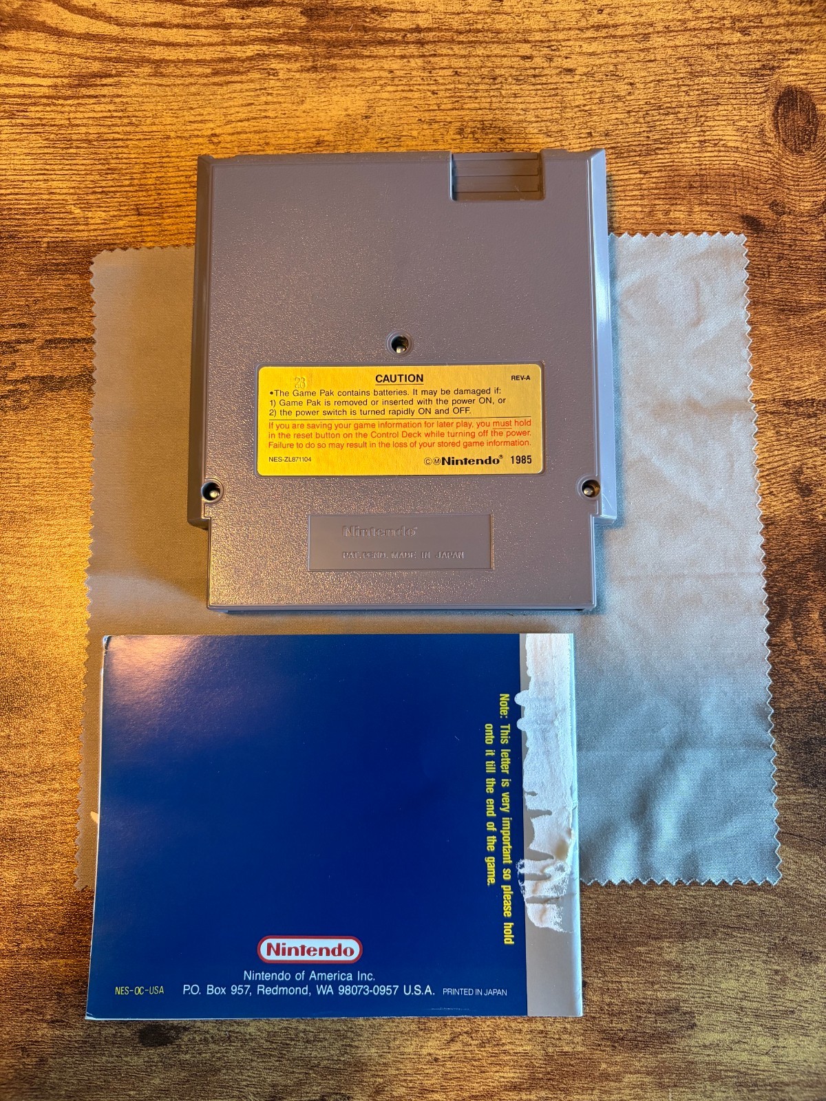 StarTropics NES Nintendo Cartridge + Manual + Uncle Steve Letter + Inserts