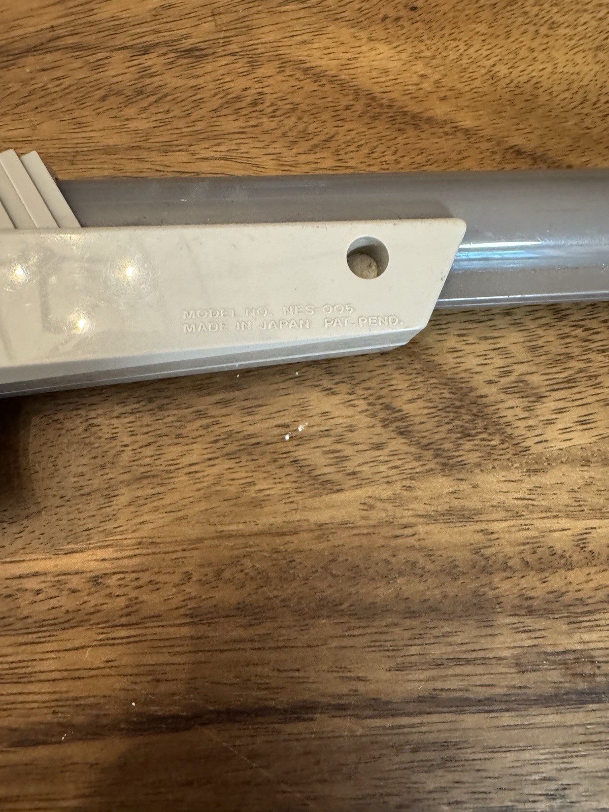Nintendo Zapper Light Gun Controller Grey Gray OEM Official Tested NES-005