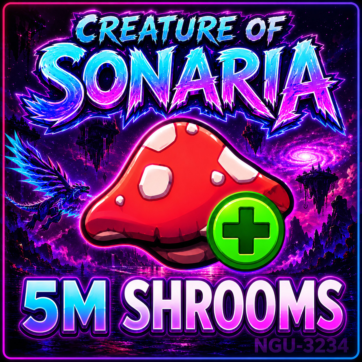 [💎] Creature of Sonaria | 5M Shroom | COS | Fast & Easy [💎]