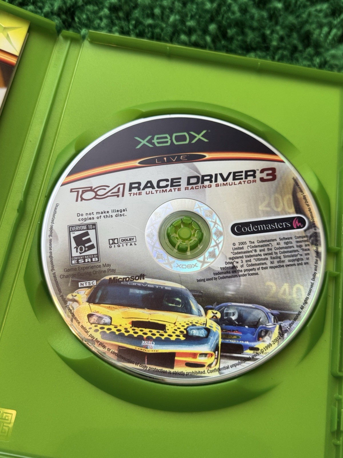 Toca Race Driver 3 – Microsoft Xbox Tested Complete CIB