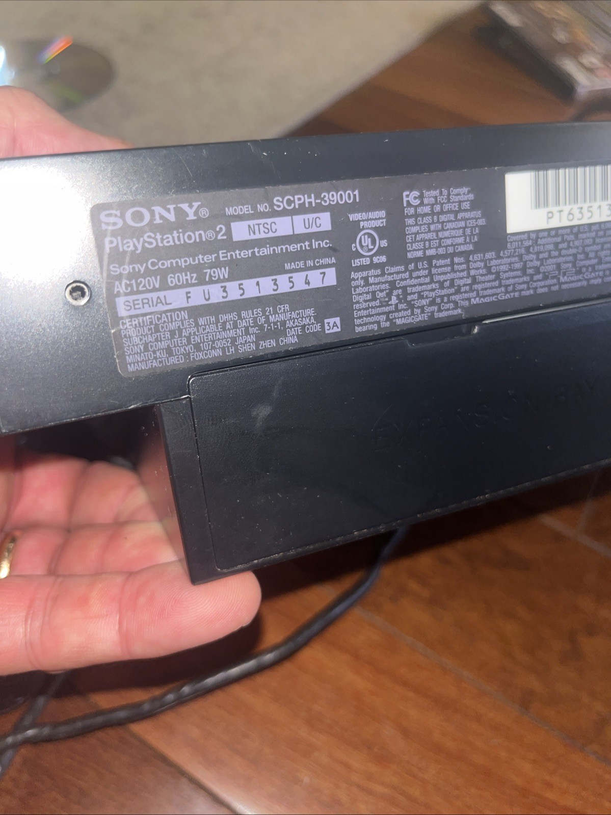 Sony PlayStation 2 Black Fat Console, Model SCPH-39001 Controller Tested Read!!!