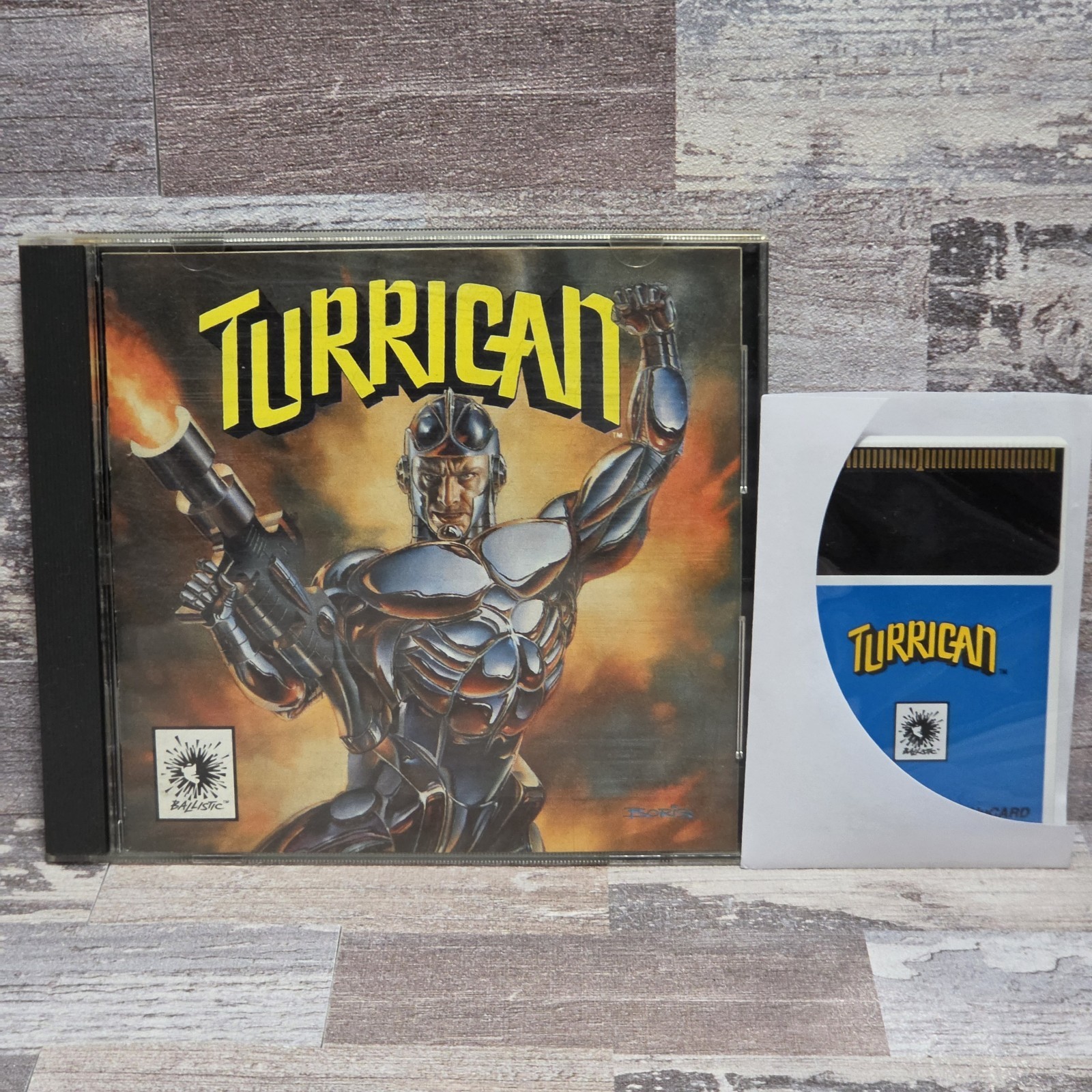 Accolade Turrican TurboGrafx-16 TG16 HuCard Authentic with Manual Complete