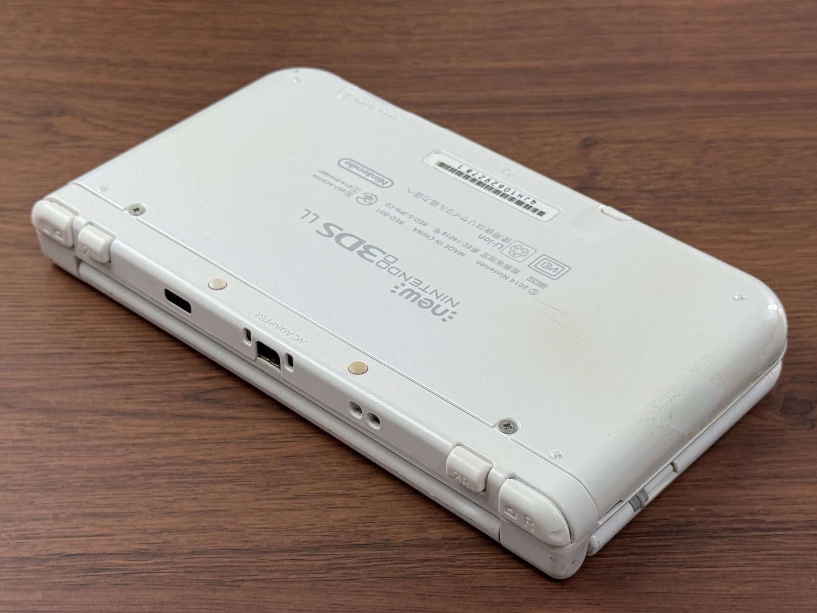 Nintendo New 3DS LL XL Pearl White Console Tested Japan ver R6258
