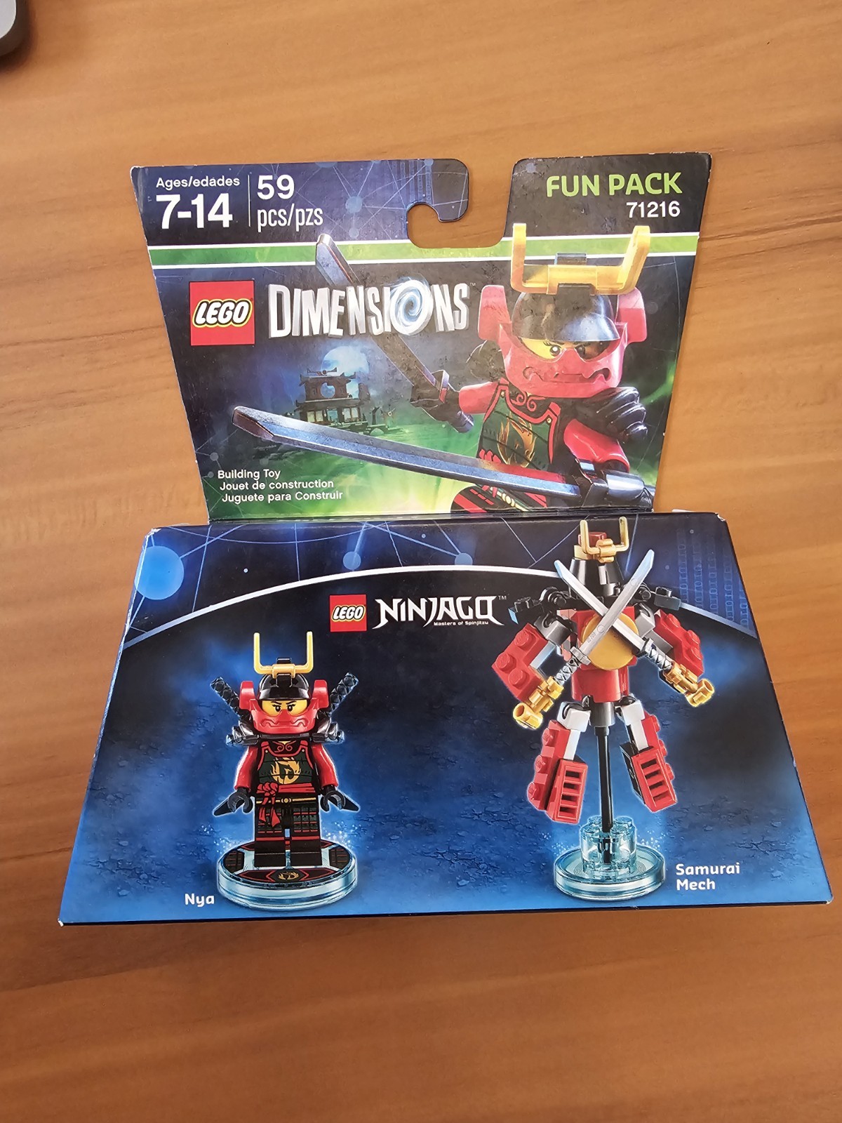 LEGO Dimensions Ninjago Nya & Samurai Mech 71216 Fun Pack 3-in-1 Build